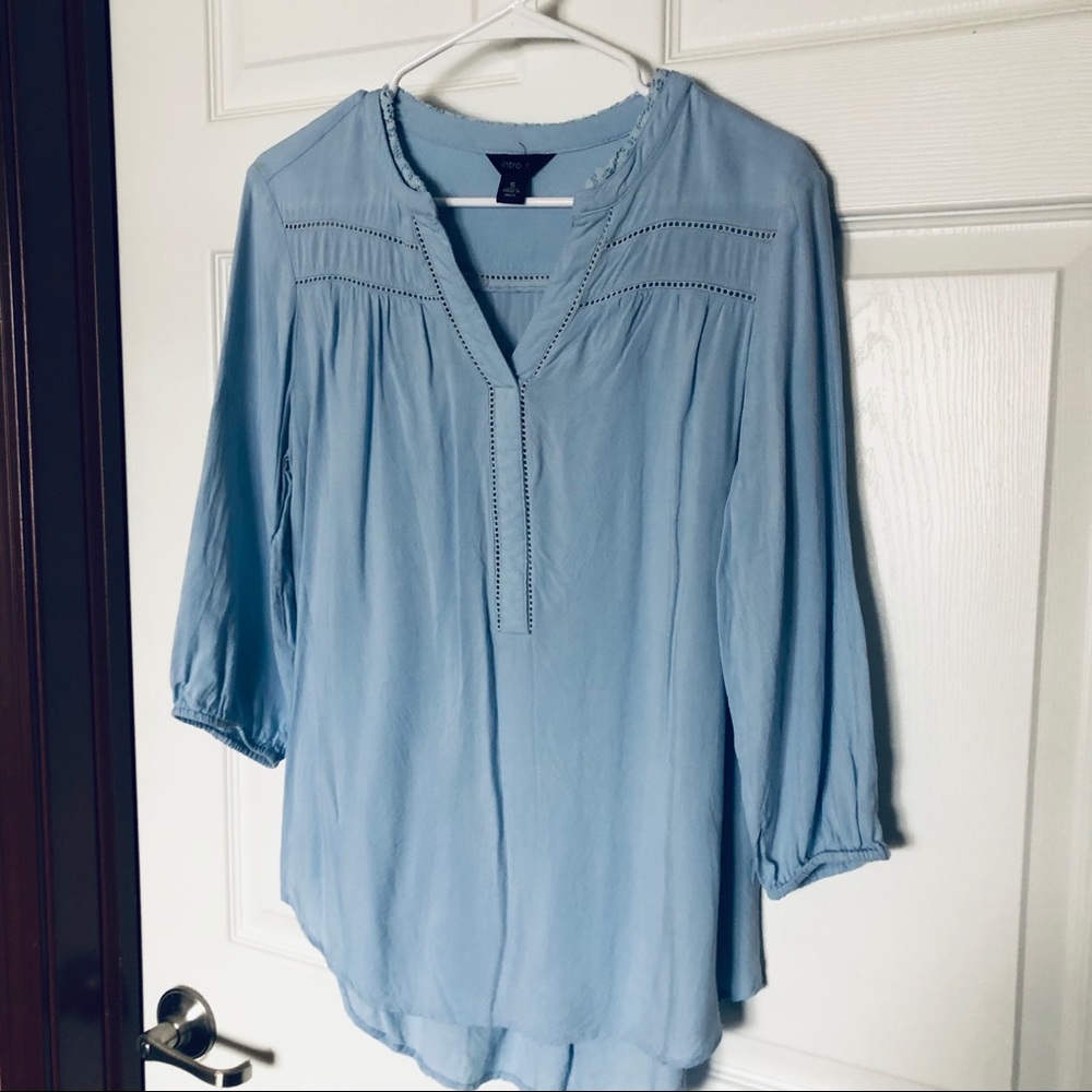 Baby Blue Blouse